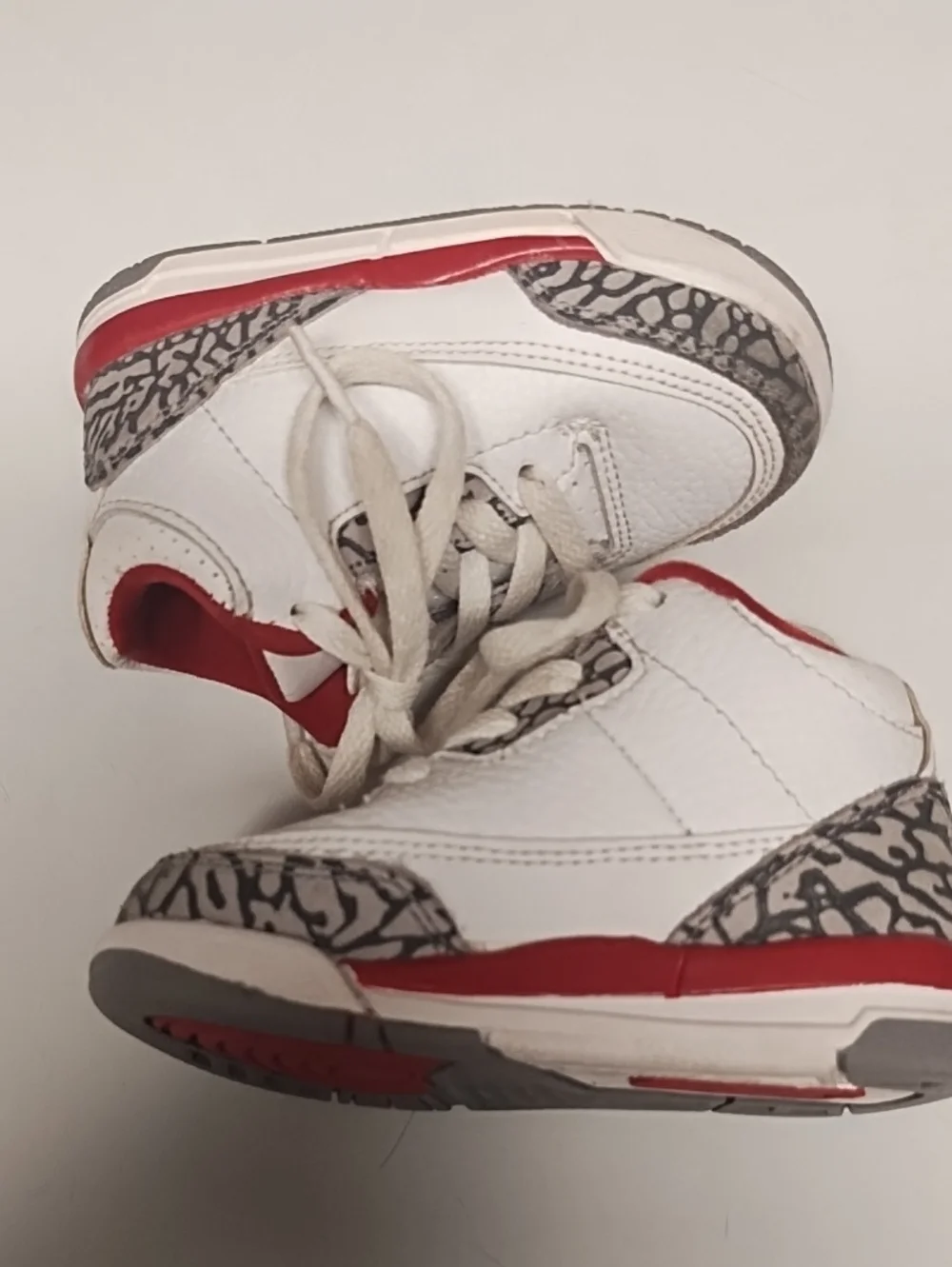 Jordan 3 Retro Cardinal | 6C | White, Light Curry, Cardinal Red, Cement Grey